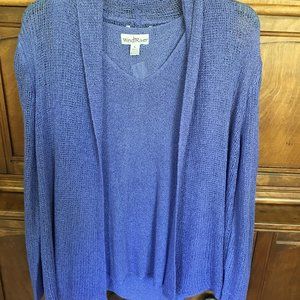 WindiRiver Two Piece Cardigan Set (NWT)